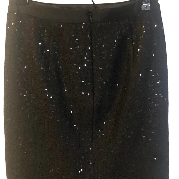 Boden black sequin structured pencil skirt size 2 regular EUC - Picture 6 of 8